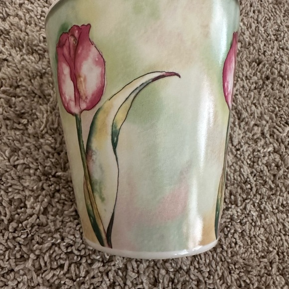 Oneida Sakura stoneware mug. Les Fleur design of a tulip. - Picture 3 of 5